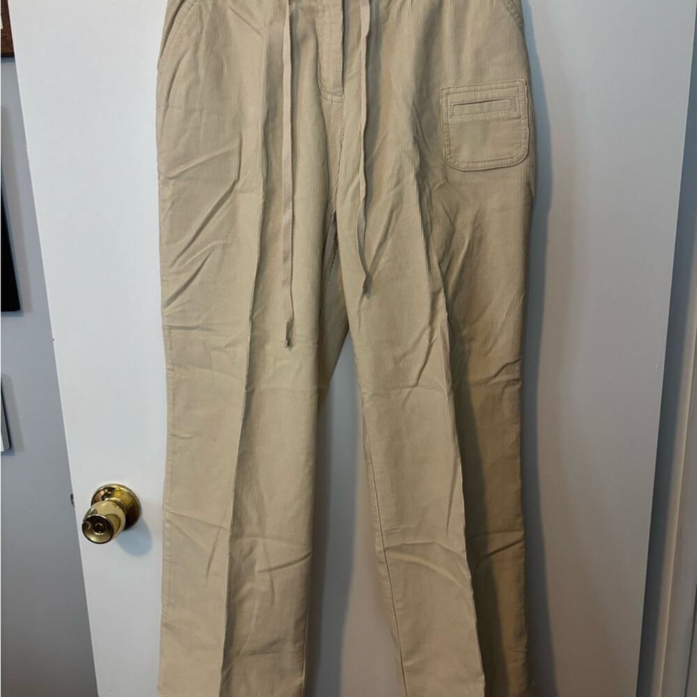 Dockside Coastal New England Summer Minimalist Country Club Khaki Pants 6P NWT
